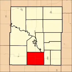 Location in Coffey County