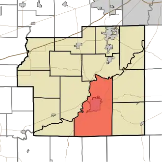 Location in Morgan County