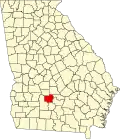 State map highlighting Turner County
