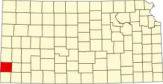 State map highlighting Stanton County