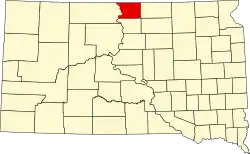 State map highlighting Campbell County