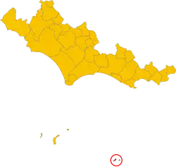 Ventotene within the Province of Latina