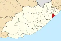 Location in the Eastern Cape