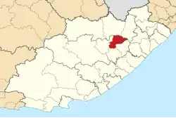 Location in the Eastern Cape