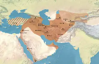 Seljuk Empire is located in Seljuk Empire