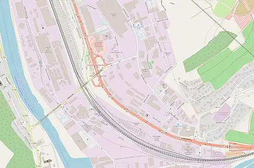 Map of the former Emery Barracks
