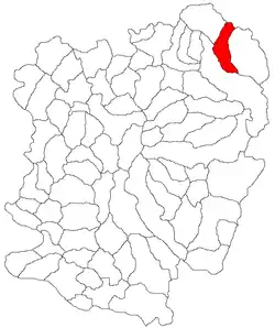 Location in Caraș-Severin County