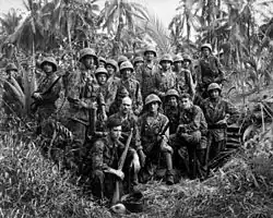 Marine Raiders in frog skin pattern uniforms