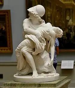 Mars and Venus; by Johan Tobias Sergel; c.1775; marble; height: 93&nbsp;cm; Nationalmuseum, Stockholm, Sweden[45]