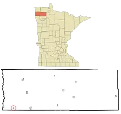 Location of Alvarado, Minnesota
