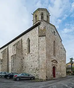 The church of Sainte-Marie-Madeleine, in Larrazet