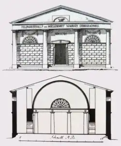 Plan of the Mausoleum in the Gadow Castle Park 1816