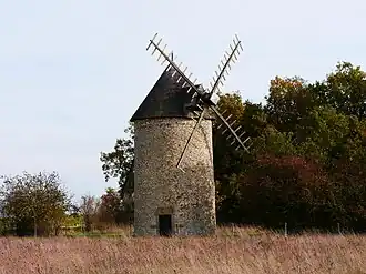 The Bellien windmill, in Mazeuil