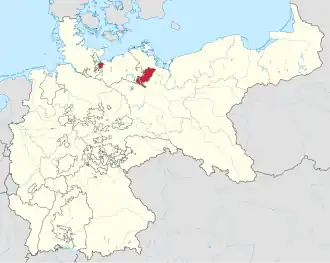 The Grand Duchy of Mecklenburg-Strelitz within the German Empire