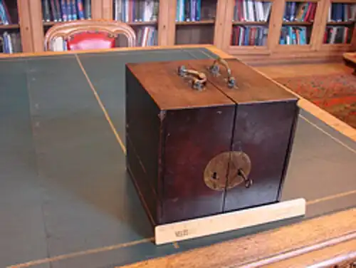 Threipland's medicine chest closed