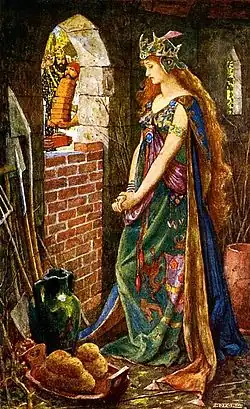 The Princess Imprisoned in the Summerhouse from Andrew Lang's The Green Fairy Book (1892)