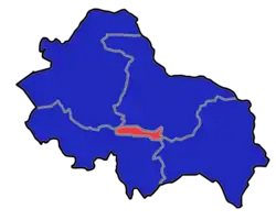 Location of the municipality of Medijana City of Niš