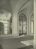 French subsidiary entrance hall, photographed in 1924