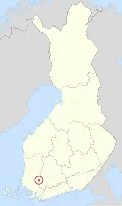 Location of Metsämaa in Finland
