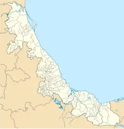 Location in Veracruz