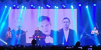 The band performing live in Davao City, Philippines in 2022