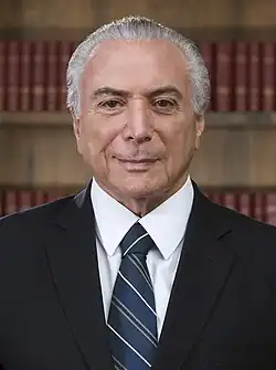 Presidential portrait of Michel Temer