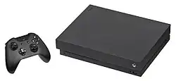 An Xbox One X console