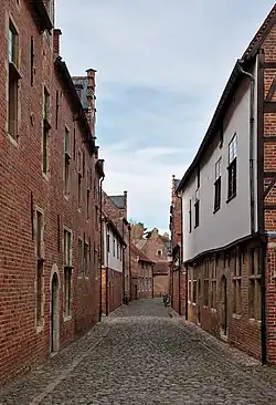 Narrow street in the Great Beguinage
