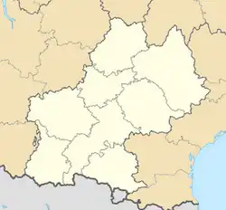 Mérens-les-Vals is located in Midi-Pyrénées