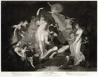 Image 158A Midsummer Night's Dream, by Henry Fuseli/J. P. Simon (edited by Durova) (from Wikipedia:Featured pictures/Culture, entertainment, and lifestyle/Theatre)