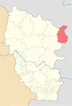 Location of Milovskyi Raion