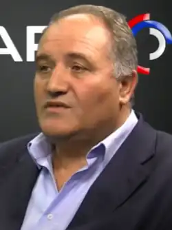 Mirko Jović during an interview