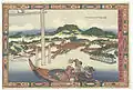 Miyajima in Aki Province by Kunisada