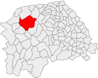 Location in Suceava County