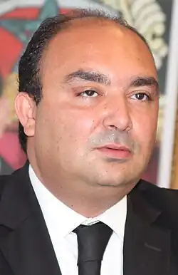 Moncef Belkhayat during a meeting in Rabat in 2010