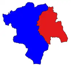 Location in Monghsu district