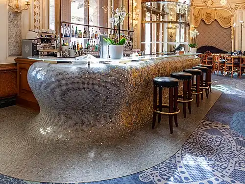 Bar inside the casino