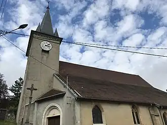 The church in Montfleur