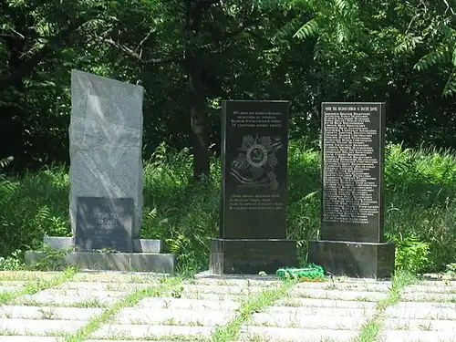 Monument to fallen soldiers
