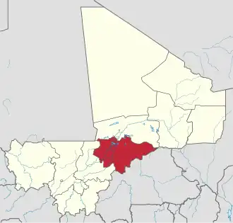 Location within Mali