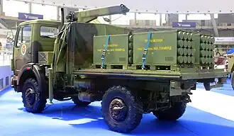 Logistic vehicle for reload
