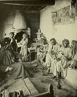 A coffee house in Mosul, 1914