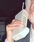 In 1983, the Motorola DynaTAC 8000X becomes the first commercially available mobile phone model