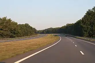 Motorway M29 (Ukraine) near Rokytne (Kharkiv oblast).jpg