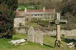 Mottistone Manor and the adjacent St. Peter and St. Paul's Church