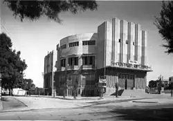 Mugrabi Cinema&nbsp;[he]/Moghrabi Theatre, archit. Joseph Berlin, 1930 (gutted by fire in 1986, demolished in mid-90s), Tel Aviv