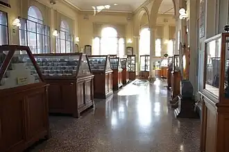 Interior of the museum