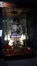 Samurai armor in the museum.