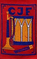 Insignia of CJF Drummers and Buglers in the groups and the national band of Châtel-Guyon.