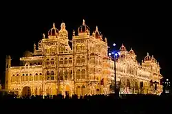 Lighting of Mysore Palace during Mysore Dasara (2012)